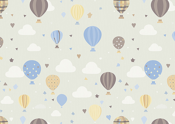 Balloon Festival, Skyline - Roman Blind - Image 7